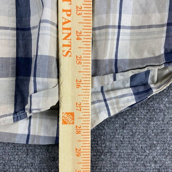 Timber Creek by Wrangler Button Down Shirt Medium Men's Short Sleeve 100% Cotton - Picture 5 of 7